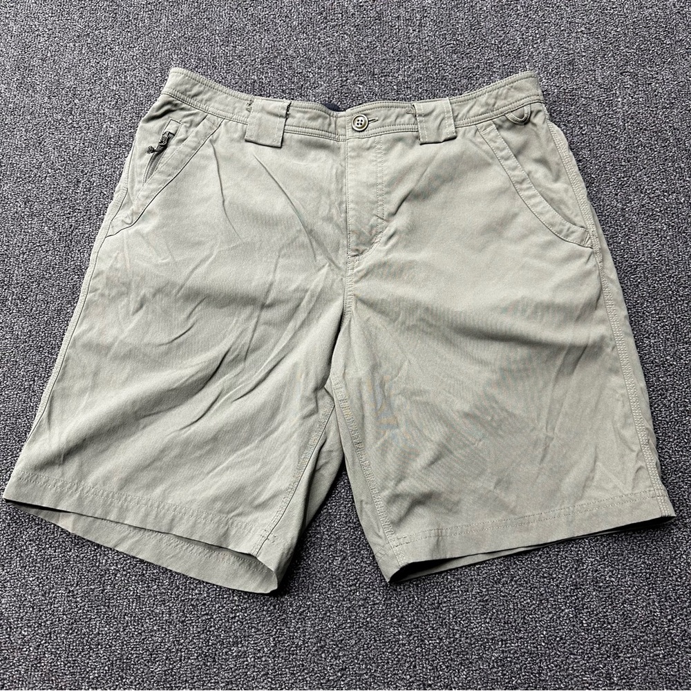FILSON Green Active Nylon Blend Outdoorsman Shorts Mens Sz L